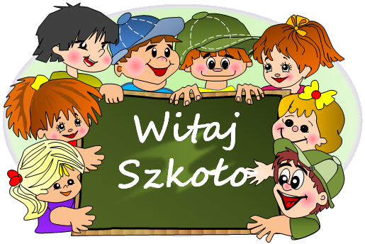 Witaj szkoło napis